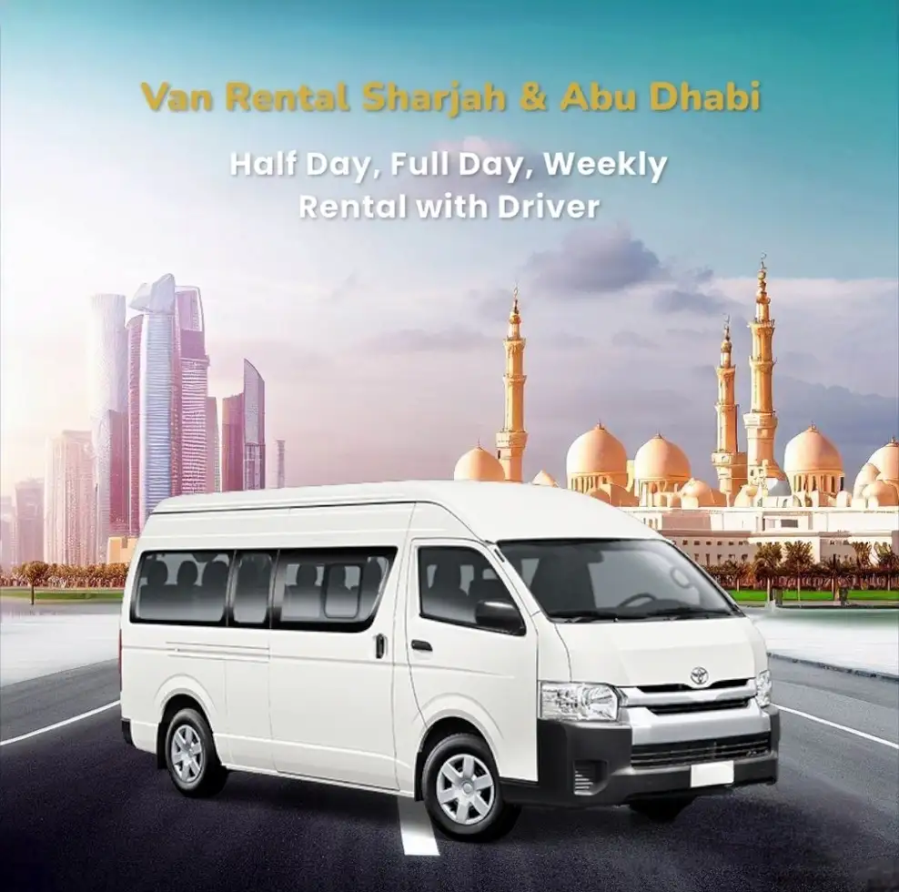 van rent in Sharjah and Abu Dhabi