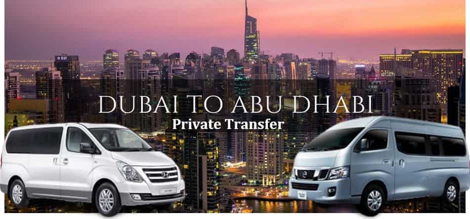 Travel Dubai to Abu Dhabi taxi booking