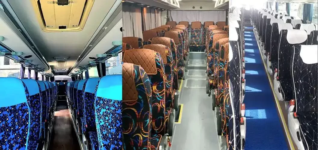 50 Seats Luxury bus Dubai interior pictures