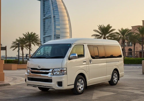 13 seater van hire in Dubai UAE
