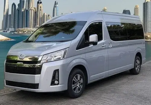 14 and 15 seater van hire in Dubai
