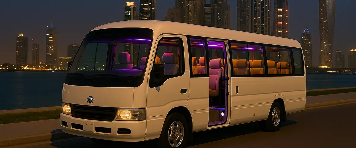 Minibus hire for party in Dubai UAE