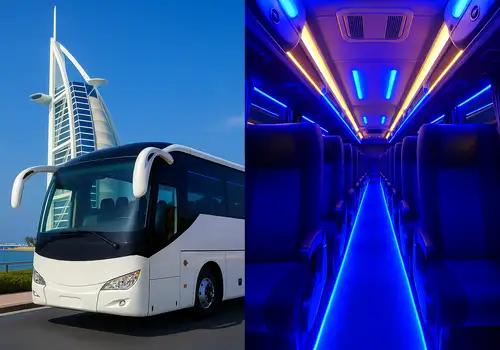 luxury party bus rental in Dubai