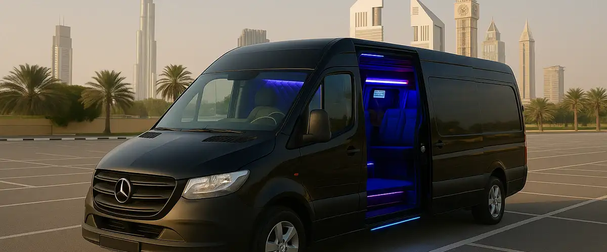 luxury party van in dubai