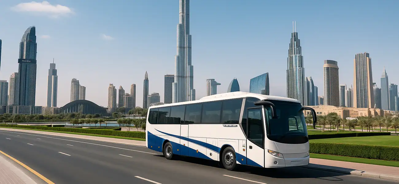 Discount rate bus hire for Dubai Abu Dhabi upcoming Events 2025-26