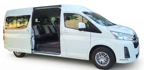 Different sizes of vans