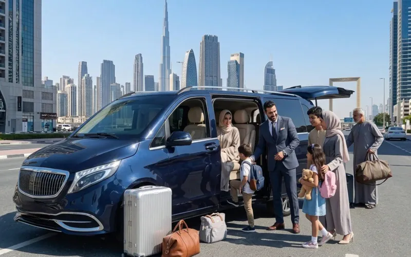 Family van hire in Dubai