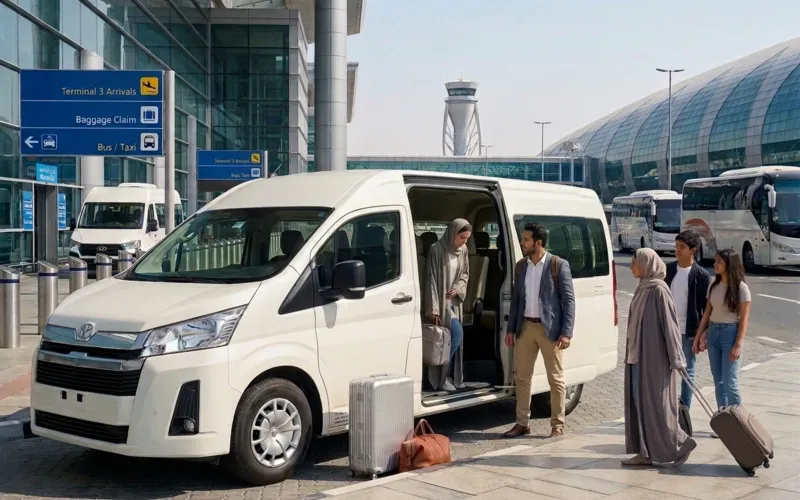 Van rent in Dubai airport