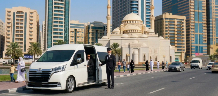 rent bus with driver in sharjah